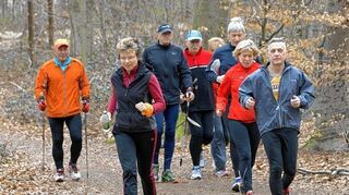 <p>Niemals alleine im Wald: Beim Lauftreff Lorsch finden Läufer immer Gleichgesinnte, die sich mit auf den Weg machen.</p>