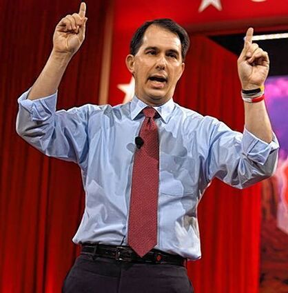 <p>Ein frisches Gesicht im Feld der Republikaner: Scott Walker.</p>