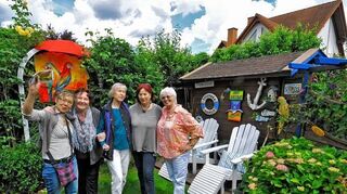 <p>An der landesweiten Kunst-Initiative "Offene Gartenpforte" nahmen auch Bensheimer teil.</p>