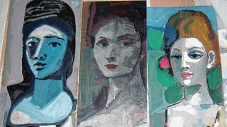 <p>Komm' ein bisschen mit nach Italien: Die "Drei Frauenköpfe" des Mannheimer Künstlers Hans Graeder (1919-1998), entstanden in den 1950er Jahren, ist erfüllt von der Südland-Sehnsucht jener Zeit.</p>