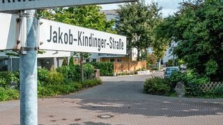 <p>Die Jakob-Kindinger-Straße in den Kappesgärten.</p>