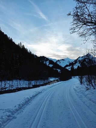 <p>Zum Skilanglauf müssen es nicht die Alpen sein. Auch im Odenwald gibt es sehr schöne Strecken.</p>