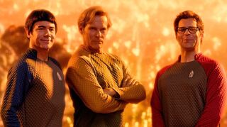 <p>Trio mit Sinn für Spaß (v.l.): Michael "Bully" Herbig (als Mr. Spuck), Christian Tramitz (Captain Kork), Rick Kavanian (Schrotty).</p>