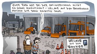 Mercker greift gerne Alltagssituationen humoristisch auf.