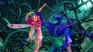 <p>Der breitschultrige Dax hat den Herzkristall gefunden, die schlanke Mia lässt sich gefangen nehmen, um so an den Kristall zu kommen.</p>