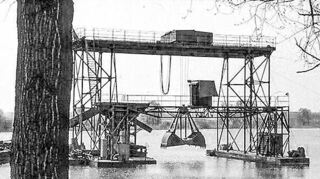 <p>Die Kiesgrube bei Neupotz nördlich von Karlsruhe.</p>