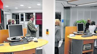 <p>Die Volksbank hat ihre Geschäftsstelle in Reichenbach modernisiert.</p>