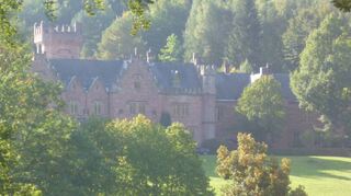 Das Schloss Waldleiningen sieht man auf der offiziellen Wegführung des Nibelungensteigs nicht. Ein kleiner Abstecher ist erforderlich.