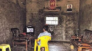 Allein mit Mao: Chuan in seinen vier Wänden.