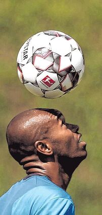 Naldo in Aktion: Der brasilianische Verteidiger gilt als wichtige Stütze in der königsblauen Defensivabteilung.