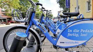 Die Leihräder von VRN Nextbike stehen mittlerweile auch in anderen Städten an der Bergstraße.