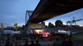 Totale des Festivalgeländes.