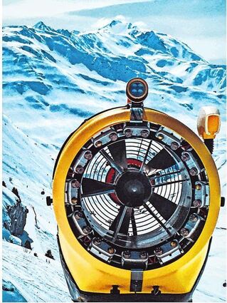 Im Schneezentrum Tirol versucht man, die Ausbeute von Schneekanonen zu optimieren.