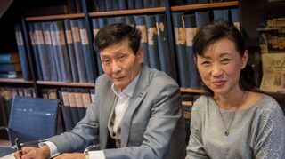 Hisae (r.) und Tsukasa Hatsukano haben aus Liebe zur europäischen Musik Japan verlassen, sind an der Bergstraße sesshaft geworden und geben am 12. April ein Konzert im Bensheimer Parktheater.