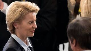 Ursula von der Leyen (CDU) gestern zu Beginn der Sicherheitskonferenz.