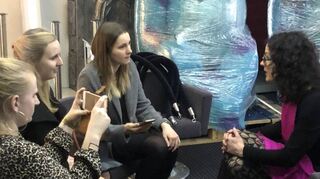 Hessens Wissenschaftsministerin Angela Dorn stellte sich im Star-Wars-Kino Luxor 7 den Fragen der BAnane-Redaktion.