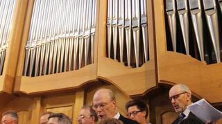 Drei Chöre vereinen sich zu einem fein abgestimmten Klangkörper.