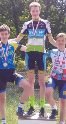 SSG-Radsportler Florian Dietz holte den Titel bei der Hessenmeisterschaft im 20-km-Einzelzeitfahren der U17.