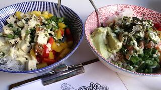 Beim Kalea Poke Corner hat mit die Auswahl zwischen individuellen oder standard Bowls.