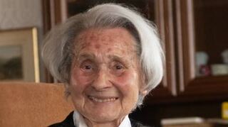 Elisabeth Kilian an ihrem 99. Geburtstag im Februar.