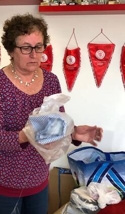Immer mehr Menschen packen mit an bei der Hilfsaktion „Ich für Dich“. Die Initiatorinnen Bianca Scholz und Annalena Homa sind dankbar für die riesige Resonanz aus der ganzen Region.