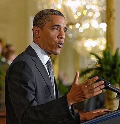 <p>Präsident Barack Obama (links) und sein Herausforderer Mitt Romney.</p>