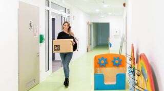 Der „Mütze“-Vorstand um Lisa Drax ist mit dem Umzug beschäftigt. Die neue Adresse (Bild) bietet dem Verein jetzt viel Platz für Kinderbetreuung und Kurse.