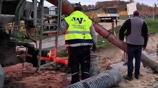 Die Arbeiten an den Fundamenten haben länger gedauert als von den Winzern zunächst geplant. Inzwischen sind die Fundamente aber fertiggestellt.