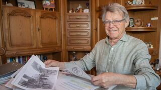 Gerhard Gärtner hat über seinen amerikanischen Freund Walter Nail ehemals geheime Original-Unterlagen zum Einmarsch der U.S. Army in Einhausen im März 1945 besorgt.