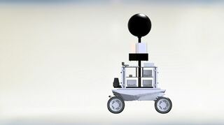 Mit diesem 5G-VR-Auto-Reporter konnten Zuschauerinnen und Zuschauer durch den Konzertsaal fahren