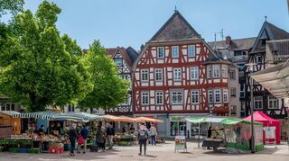 Was macht die Bensheimer DNA aus – der werktägliche Wochenmarkt auf dem Marktplatz gehört sicher dazu.