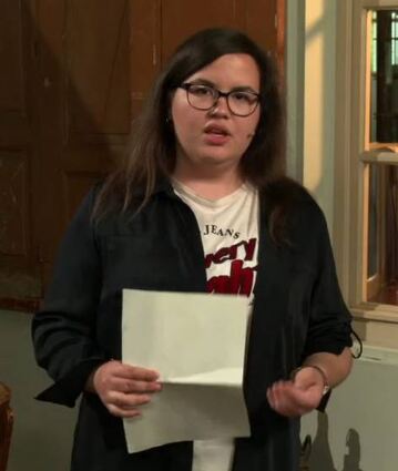 Mannheim stellt die jüngste Slammerin: Tanja Biedermann.