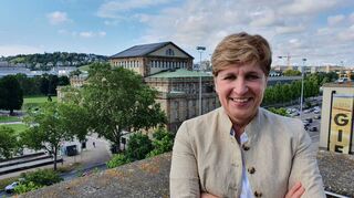 Nicole Razavi leitet künftig das Ressort Landesentwicklung und Wohnungsbau – „gebaute Heimat“, wie sie selbst sagt.