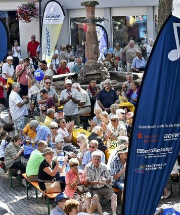 Voll ist es üblicherweise bei „Jazz von 10 bis Zehn“ in der Bensheimer Fußgängerzone – in Zeiten von Corona weiterhin nicht machbar.