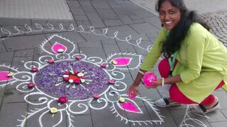 Evelin aus Indien war im Jahr 2017 als Freiwillige im Rahmen des „Weltwärts“-Programms in Deutschland zu Gast.