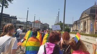 Svenja war bei der diesjährigen CSD-Parade in Darmstadt dabei.
