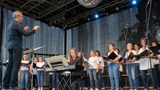 Zu den Gästen beim Lorscher Taktfest-Abend gehörte auch die Formation New Harmonists.