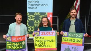 Die Macher des Mannheimer Planet Ears Festivals (v.l):. Sören Gerhold, Maria Kretzschmar, Ubbo Gronewold.