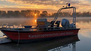 Ein Rettungsboot der DLRG.