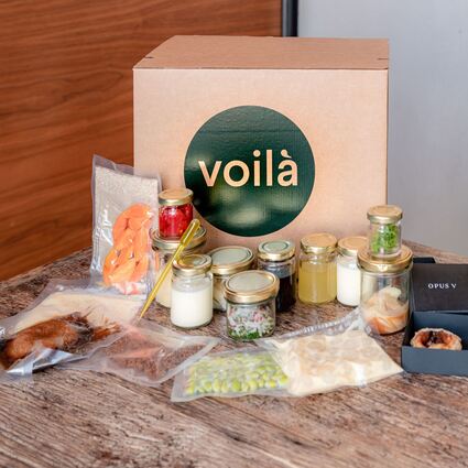 Aus Mannheim in deutsche Esszimer - Voila verschickt die Kochboxen von Opus V.