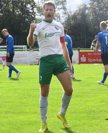 Dominik Melzer erzielte am vergangenen Sonntag gegen den SV Nauheim den 2:1-Siegtreffer für den VfR Fehlheim, dem nun in Groß-Gerau erneut eine schwere Aufgabe bevorsteht.