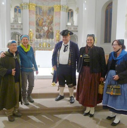 Die erste Wanderung auf dem Camino Incluso endete mit einem Gottesdienst in der Heidelberger Jesuitenkirche.