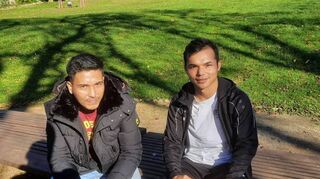 Jafar Amiri (links) und Mohammad Reza Alizada leben inzwischen seit sechs Jahren an der Bergstraße.