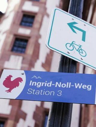 In insgesamt 13 Stationen führt der Weg durch Weinheim.