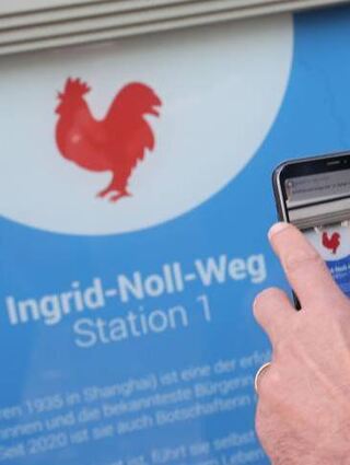 Mit dem Einscannen des QR-Codes beginnt das Erlebnis.