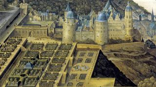 Gemälde von Jaques Fouquieres vom Heidelberger Schloss 1620.