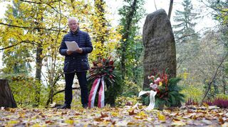 Der Heimathistoriker Thilo Figay hielt bei der diesjährigen Gedenkfeier am Kirchberg die Rede.