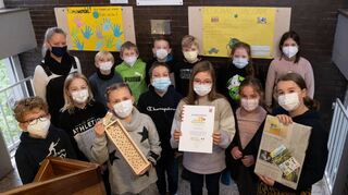 In der Märkerwaldschule beschäftigen sich die Schüler intensiv mit Umweltthemen. Dafür gab es jetzt eine Auszeichnung des Umweltministeriums.