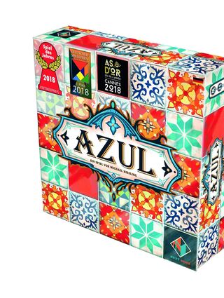 Die Farbenpracht alter portugiesischer Kacheln prägt auch die Optik des Kartons.