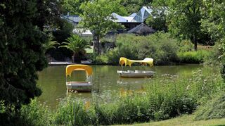 Der Luisenpark – hier die Gondoletta im Sommer – wird für letzte Umbauarbeiten für die Bundesgartenschau ab November ganz geschlossen.